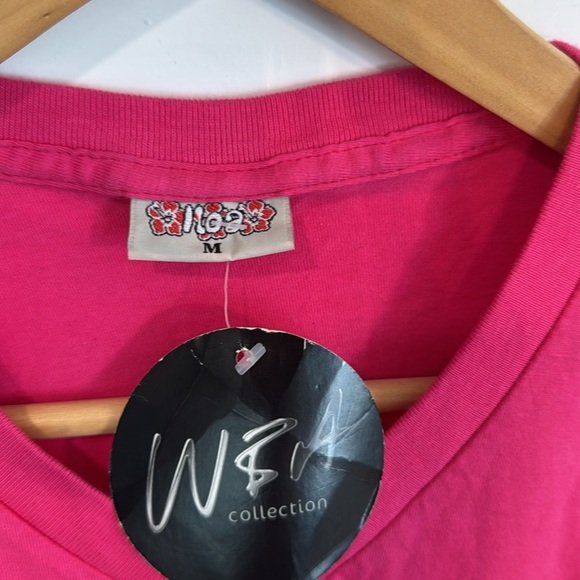 NWT I ❤️ PUNTACANA BEDAZZLED SHORT SLEEVE V-NECK TEE SIZE MEDIUM - Picture 3 of 5